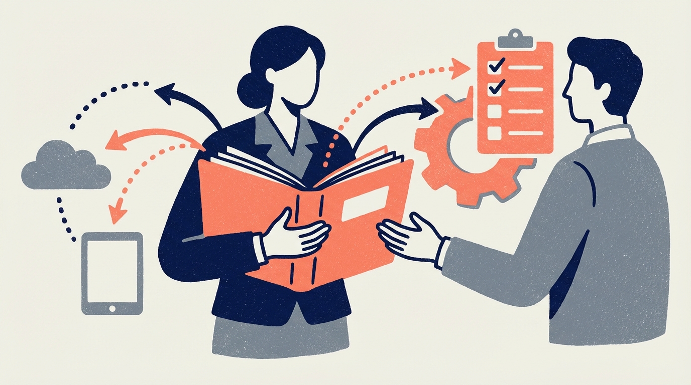 クライアントとの情報共有ルール設定テンプレート